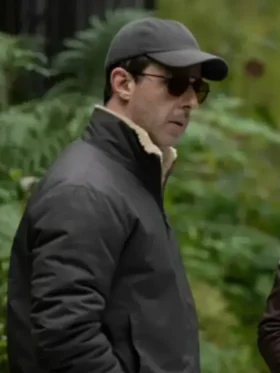 Kendall Roy Succession S04 Shearling Brown Jacket