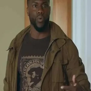 Kevin Hart Fatherhood Brown Jacket Front Look