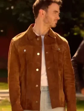 Kevin Jonas Camp Rock 3 Brown Leather Jacket