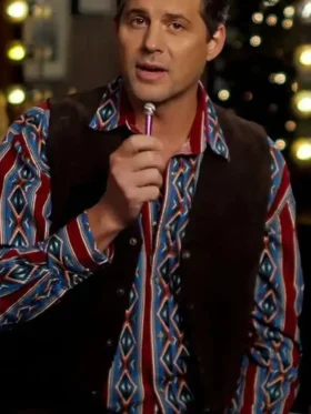 Kristoffer Polaha A Grand Ole Opry Christmas Brown Vest