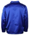 LA Dodgers 1962 Blue Satin Windbreaker Jacket Back Look