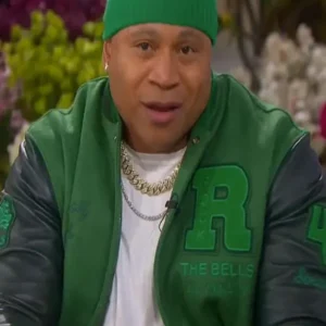 LL Cool J The Jennifer Hudson Show Varsity Jacket Front Look