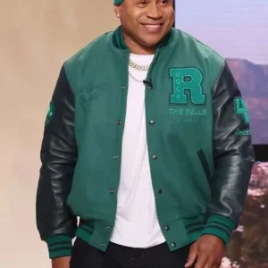 LL Cool J The Jennifer Hudson Show Varsity Jacket Front Look