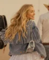Landman 2024 Michelle Randolph Denim Jacket Back Look