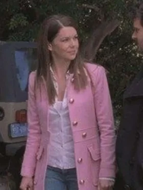 Lauren Graham Gilmore Girls Pink Coat