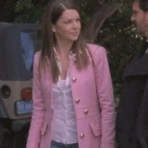 Lauren Graham Gilmore Girls Pink Coat