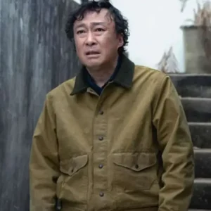 Lee Sung-min No Other Choice Brown Jacket Front Look