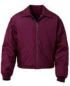 Logan Henderson Berlin Concert Maroon Jacket