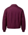 Logan Henderson Berlin Concert Maroon Jacket Back look