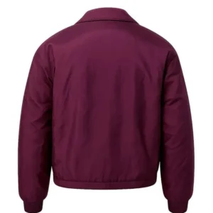 Logan Henderson Berlin Concert Maroon Jacket Back look