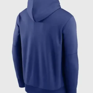 Los Angeles Dodgers Postseason Royal Blue Hoodie Back Look