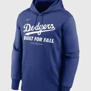 Los Angeles Dodgers Postseason Royal Blue Hoodie Front Look