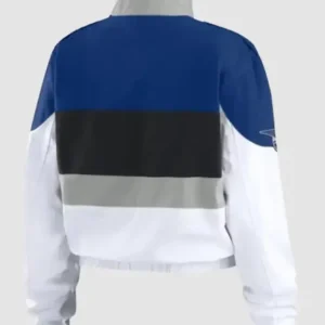 Los Angeles Dodgers Racer Jacket Back Look