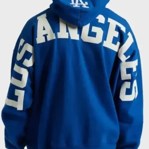 Los Angeles Dodgers Wingspan Hoodie Back Look