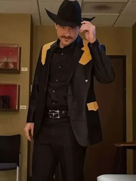 Luke Benward A Grand Ole Opry Christmas 2025 Black Blazer Front Look