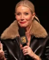 Marty Supreme Gwyneth Paltrow Black Fur Jacket