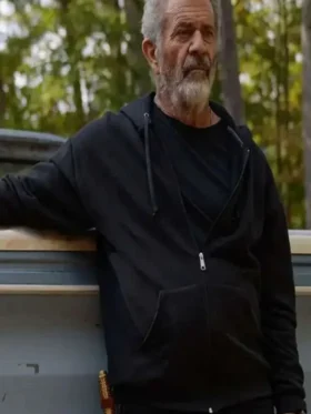 Mel Gibson Hunting Season Black Hoodie