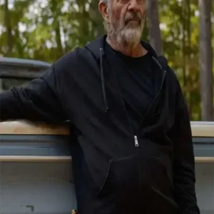 Mel Gibson Hunting Season Black Hoodie