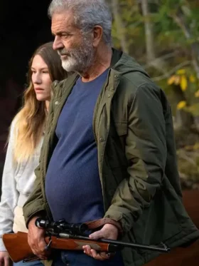 Mel Gibson Hunting Season Green Cotton Jacket