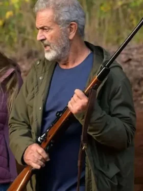 Mel Gibson Hunting Season Green Cotton Jacket