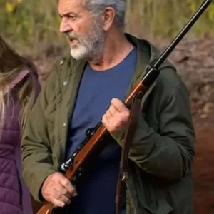 Mel Gibson Hunting Season Green Cotton Jacket