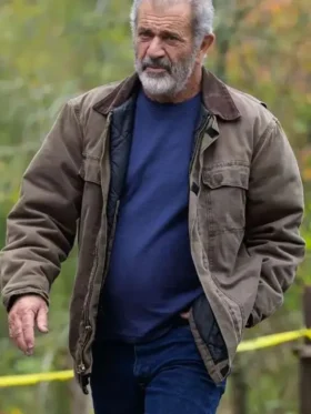 Mel Gibson Hunting Season cotton jacket Front Look