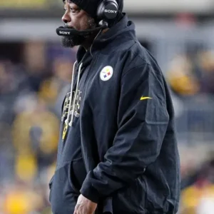 Mike Tomlin Pittsburgh Steelers Sideline Bomber Jacket