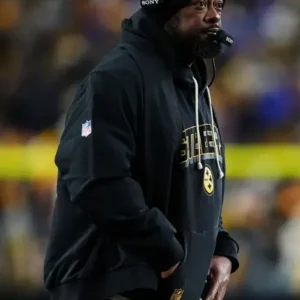 Mike Tomlin Pittsburgh Steelers Sideline Bomber Jacket