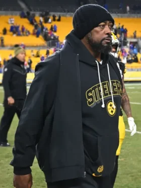 Mike Tomlin Pittsburgh Steelers Sideline Bomber Jacket