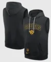 Mike Tomlin Steelers Sideline Sleeveless Hoodie Front look