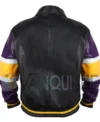 Minnesota Vikings Leather Jacket Back Look