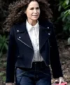 Minnie Driver Run Away Black Wool Jacket Front Look