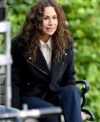 Minnie Driver Run Away Black Wool Jacket Front Look