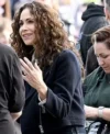 Minnie Driver Run Away Black Wool Jacket Front Look