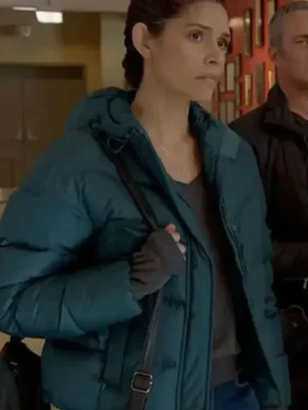 Miranda Rae Mayo Chicago Fire S13 Puffer Jacket