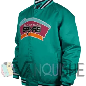 NBA San Antonio Spurs Satin Jacket left van