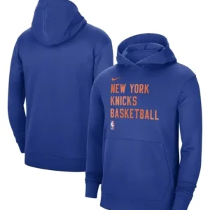 NY Knicks Practice Hoodie Front Look
