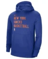 NY Knicks Practice Hoodie Front Look