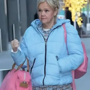 NYC 2025 Caroline Rhea Puffer Jacket Front Look