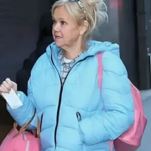 NYC 2025 Caroline Rhea Puffer Jacket Front Look