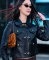 NYC Lola Tung Leather Jacket Front Look