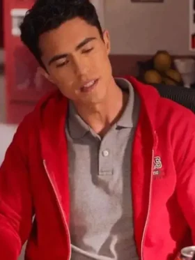 Never Have I Ever Paxton Hall Yoshida Red Hoodie