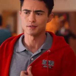 Never Have I Ever Paxton Hall Yoshida Red Hoodie