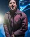 Logan Henderson Berlin Concert Maroon Jacket