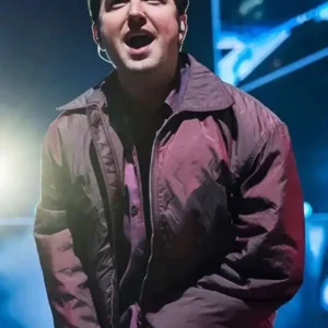 Logan Henderson Berlin Concert Maroon Jacket
