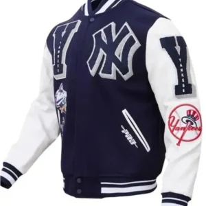 New York Yankees Letterman Jacket Front Look