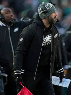 Nick Sirianni 2025 Eagles Sideline Bomber Jacket