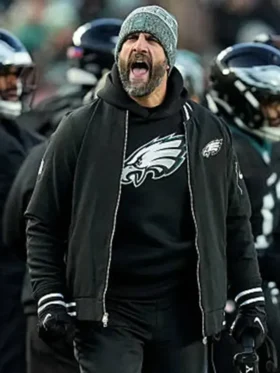 Nick Sirianni 2025 Eagles Sideline Bomber Jacket
