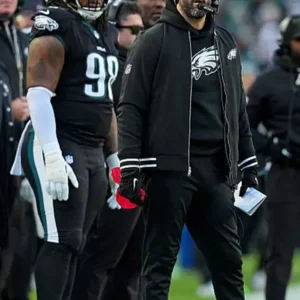 Nick Sirianni 2025 Eagles Sideline Bomber Jacket