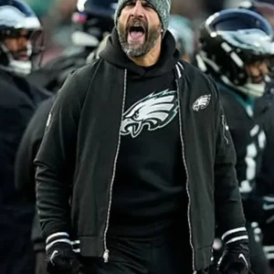 Nick Sirianni 2025 Eagles Sideline Bomber Jacket